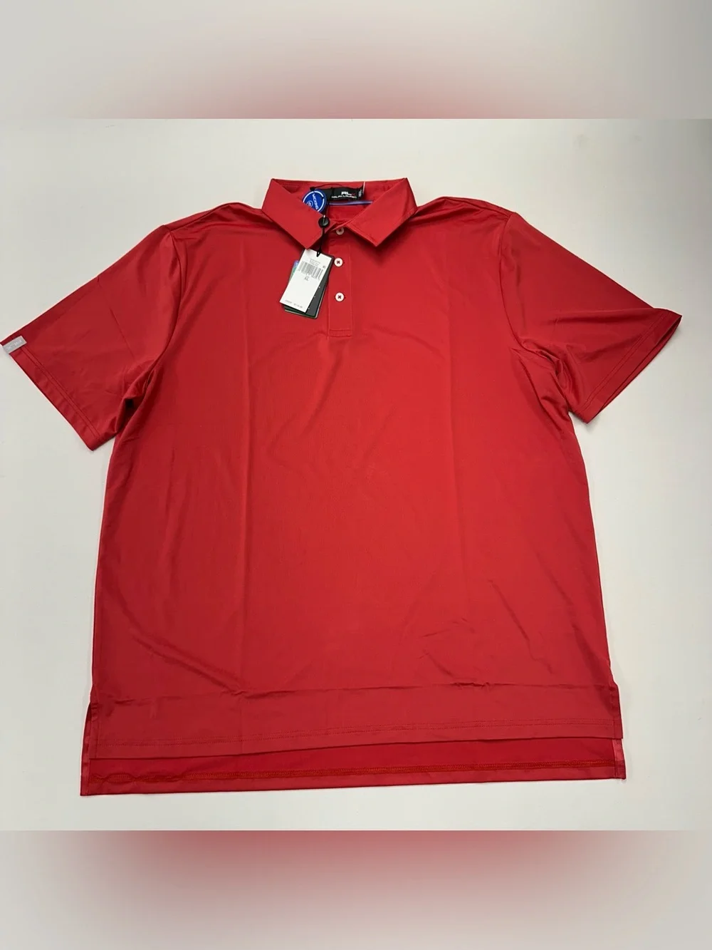 RLX Ralph Lauren Classic Fit Performance Polo Shirt Men's XL Red Golf Wicking